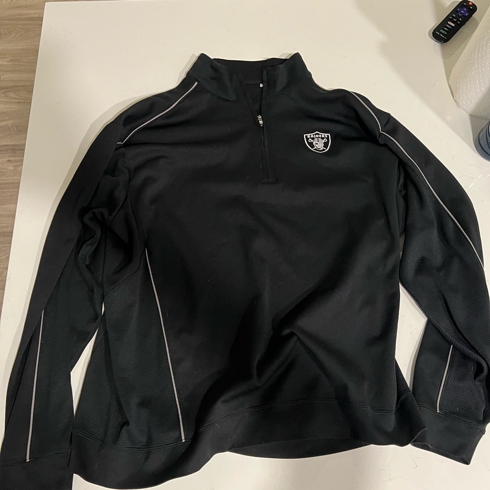 Men's Black Quarter-Zip Sweater